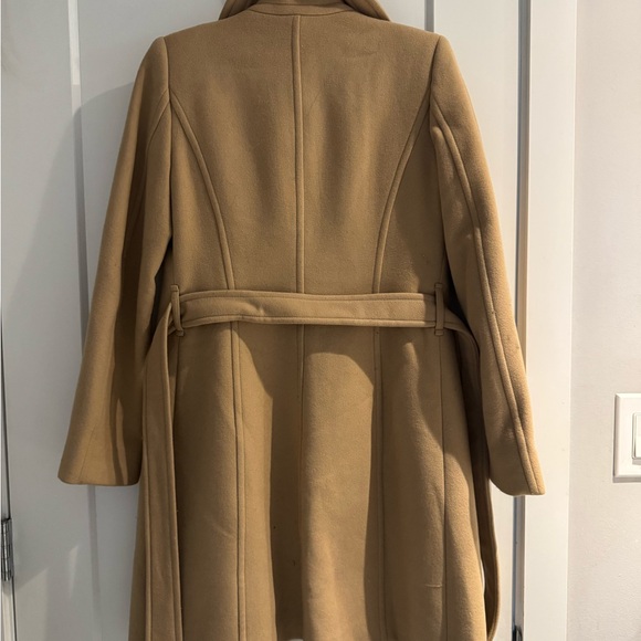 Tan Wool Coat - Picture 2 of 2